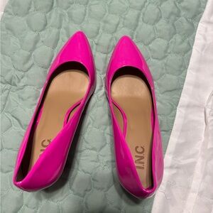 INC International Concepts Fuchsia Heels